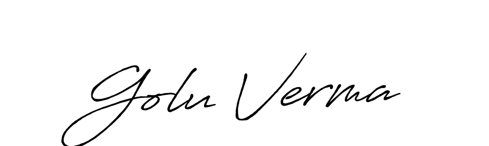 How to Draw Golu Verma signature style? Antro_Vectra_Bolder is a latest design signature styles for name Golu Verma. Golu Verma signature style 7 images and pictures png