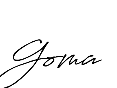 Once you've used our free online signature maker to create your best signature Antro_Vectra_Bolder style, it's time to enjoy all of the benefits that Goma name signing documents. Goma signature style 7 images and pictures png