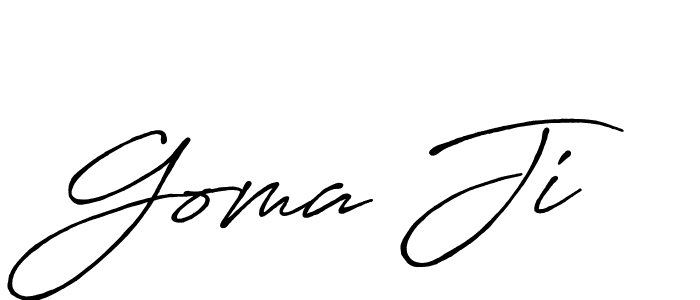 Make a beautiful signature design for name Goma Ji. Use this online signature maker to create a handwritten signature for free. Goma Ji signature style 7 images and pictures png