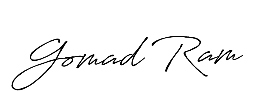 You can use this online signature creator to create a handwritten signature for the name Gomad Ram. This is the best online autograph maker. Gomad Ram signature style 7 images and pictures png