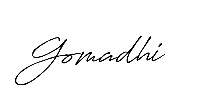 Here are the top 10 professional signature styles for the name Gomadhi. These are the best autograph styles you can use for your name. Gomadhi signature style 7 images and pictures png