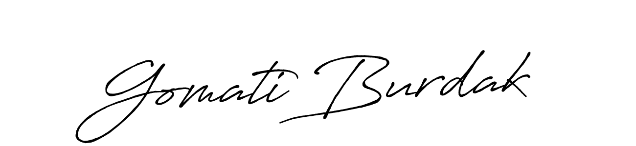 Here are the top 10 professional signature styles for the name Gomati Burdak. These are the best autograph styles you can use for your name. Gomati Burdak signature style 7 images and pictures png