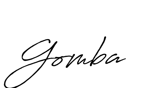 Antro_Vectra_Bolder is a professional signature style that is perfect for those who want to add a touch of class to their signature. It is also a great choice for those who want to make their signature more unique. Get Gomba name to fancy signature for free. Gomba signature style 7 images and pictures png