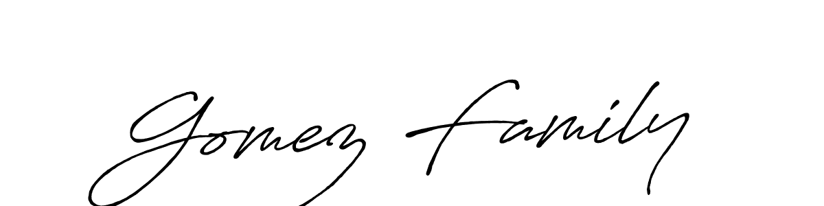if you are searching for the best signature style for your name Gomez Family. so please give up your signature search. here we have designed multiple signature styles  using Antro_Vectra_Bolder. Gomez Family signature style 7 images and pictures png