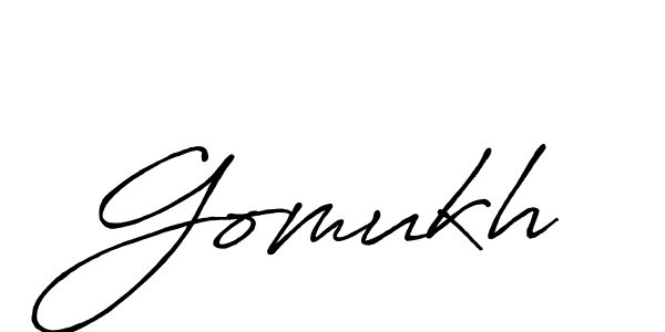 Also we have Gomukh name is the best signature style. Create professional handwritten signature collection using Antro_Vectra_Bolder autograph style. Gomukh signature style 7 images and pictures png