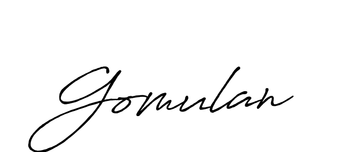 Best and Professional Signature Style for Gomulan. Antro_Vectra_Bolder Best Signature Style Collection. Gomulan signature style 7 images and pictures png
