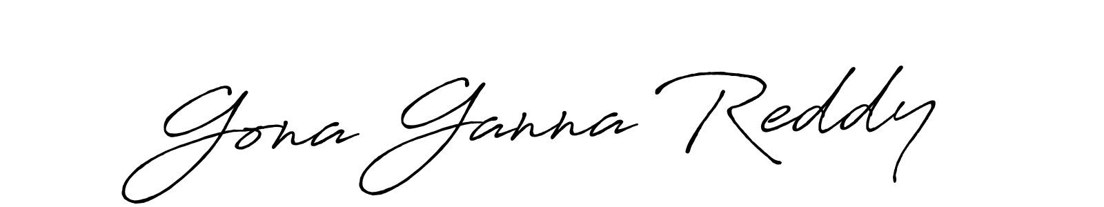 Make a short Gona Ganna Reddy signature style. Manage your documents anywhere anytime using Antro_Vectra_Bolder. Create and add eSignatures, submit forms, share and send files easily. Gona Ganna Reddy signature style 7 images and pictures png