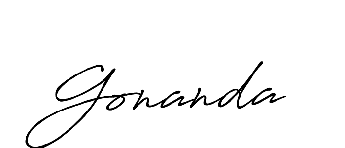 Here are the top 10 professional signature styles for the name Gonanda. These are the best autograph styles you can use for your name. Gonanda signature style 7 images and pictures png