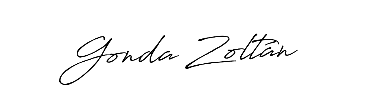 It looks lik you need a new signature style for name Gonda Zoltán. Design unique handwritten (Antro_Vectra_Bolder) signature with our free signature maker in just a few clicks. Gonda Zoltán signature style 7 images and pictures png