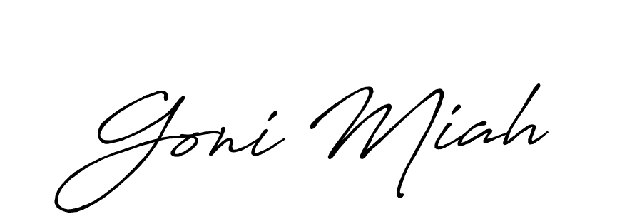 Check out images of Autograph of Goni Miah name. Actor Goni Miah Signature Style. Antro_Vectra_Bolder is a professional sign style online. Goni Miah signature style 7 images and pictures png
