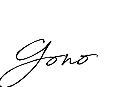 Once you've used our free online signature maker to create your best signature Antro_Vectra_Bolder style, it's time to enjoy all of the benefits that Gono name signing documents. Gono signature style 7 images and pictures png