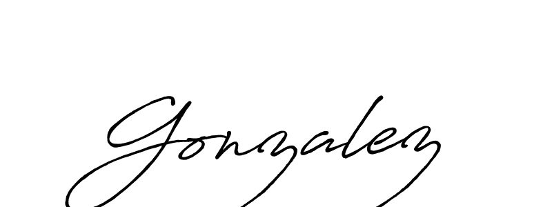 How to make Gonzalez name signature. Use Antro_Vectra_Bolder style for creating short signs online. This is the latest handwritten sign. Gonzalez signature style 7 images and pictures png