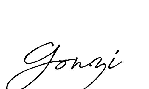 Once you've used our free online signature maker to create your best signature Antro_Vectra_Bolder style, it's time to enjoy all of the benefits that Gonzi name signing documents. Gonzi signature style 7 images and pictures png