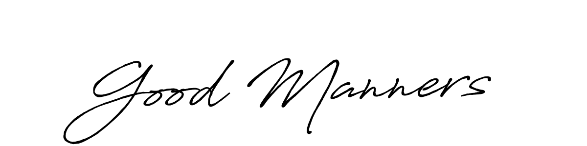 See photos of Good Manners official signature by Spectra . Check more albums & portfolios. Read reviews & check more about Antro_Vectra_Bolder font. Good Manners signature style 7 images and pictures png