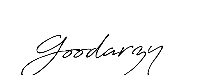 The best way (Antro_Vectra_Bolder) to make a short signature is to pick only two or three words in your name. The name Goodarzy include a total of six letters. For converting this name. Goodarzy signature style 7 images and pictures png