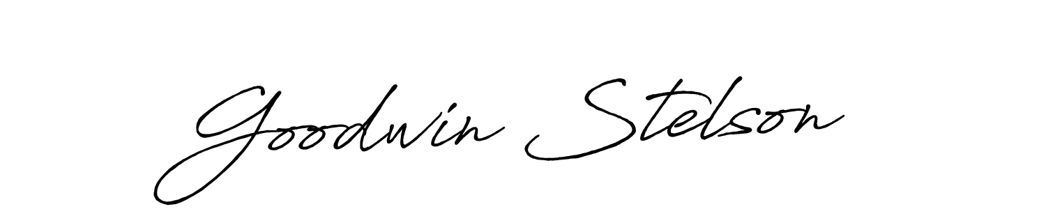 Also You can easily find your signature by using the search form. We will create Goodwin Stelson name handwritten signature images for you free of cost using Antro_Vectra_Bolder sign style. Goodwin Stelson signature style 7 images and pictures png