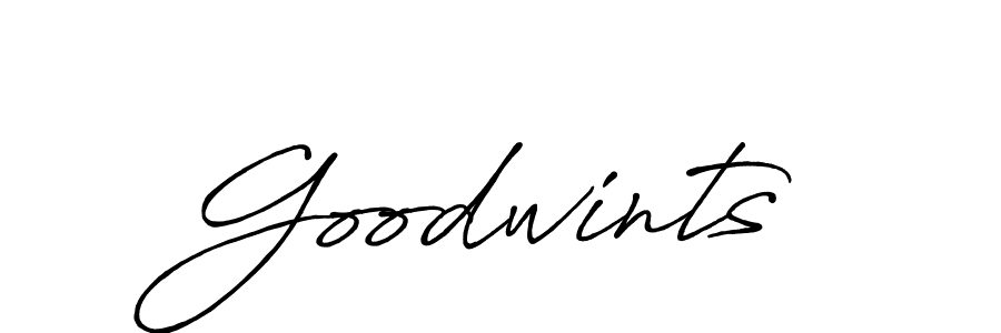 Design your own signature with our free online signature maker. With this signature software, you can create a handwritten (Antro_Vectra_Bolder) signature for name Goodwints. Goodwints signature style 7 images and pictures png