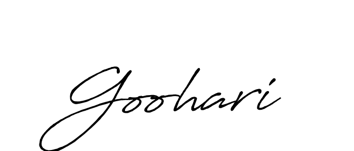 Once you've used our free online signature maker to create your best signature Antro_Vectra_Bolder style, it's time to enjoy all of the benefits that Goohari name signing documents. Goohari signature style 7 images and pictures png