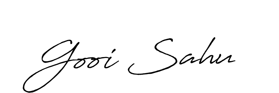 Once you've used our free online signature maker to create your best signature Antro_Vectra_Bolder style, it's time to enjoy all of the benefits that Gooi Sahu name signing documents. Gooi Sahu signature style 7 images and pictures png