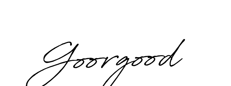 How to make Goorgood signature? Antro_Vectra_Bolder is a professional autograph style. Create handwritten signature for Goorgood name. Goorgood signature style 7 images and pictures png