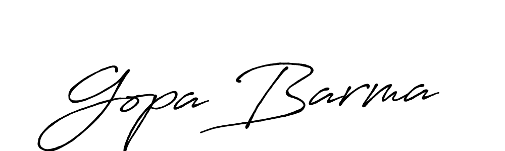 if you are searching for the best signature style for your name Gopa Barma. so please give up your signature search. here we have designed multiple signature styles  using Antro_Vectra_Bolder. Gopa Barma signature style 7 images and pictures png