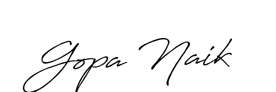 if you are searching for the best signature style for your name Gopa Naik. so please give up your signature search. here we have designed multiple signature styles  using Antro_Vectra_Bolder. Gopa Naik signature style 7 images and pictures png