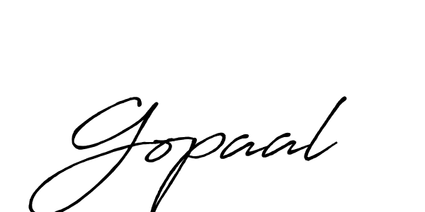How to make Gopaal signature? Antro_Vectra_Bolder is a professional autograph style. Create handwritten signature for Gopaal name. Gopaal signature style 7 images and pictures png