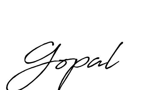 Create a beautiful signature design for name Gopal. With this signature (Antro_Vectra_Bolder) fonts, you can make a handwritten signature for free. Gopal signature style 7 images and pictures png