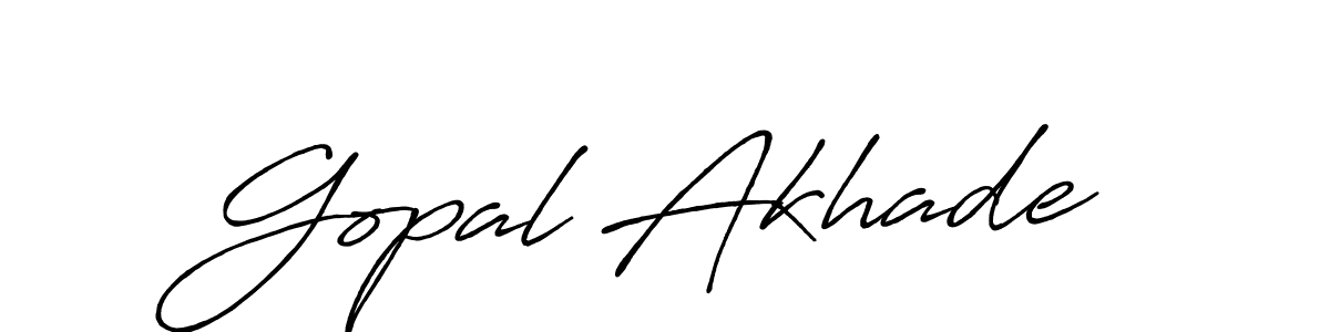 It looks lik you need a new signature style for name Gopal Akhade. Design unique handwritten (Antro_Vectra_Bolder) signature with our free signature maker in just a few clicks. Gopal Akhade signature style 7 images and pictures png