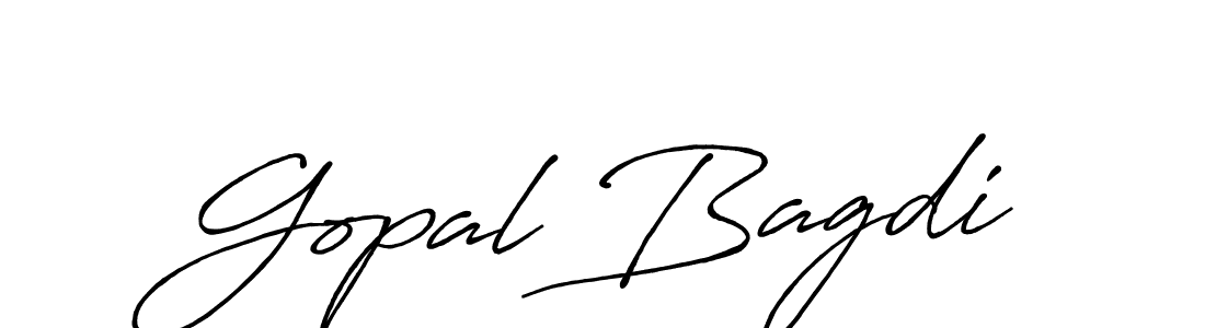 It looks lik you need a new signature style for name Gopal Bagdi. Design unique handwritten (Antro_Vectra_Bolder) signature with our free signature maker in just a few clicks. Gopal Bagdi signature style 7 images and pictures png