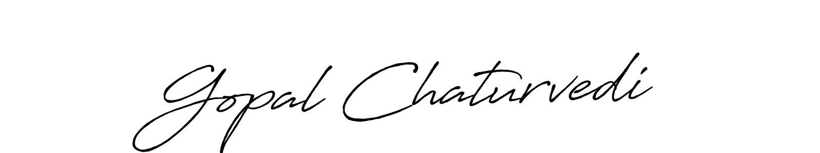 Design your own signature with our free online signature maker. With this signature software, you can create a handwritten (Antro_Vectra_Bolder) signature for name Gopal Chaturvedi. Gopal Chaturvedi signature style 7 images and pictures png