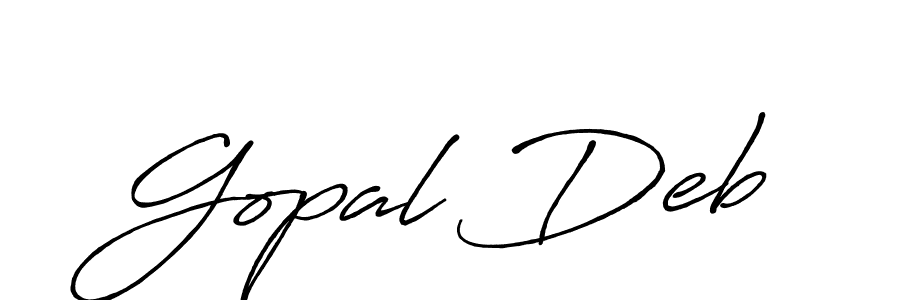 This is the best signature style for the Gopal Deb name. Also you like these signature font (Antro_Vectra_Bolder). Mix name signature. Gopal Deb signature style 7 images and pictures png