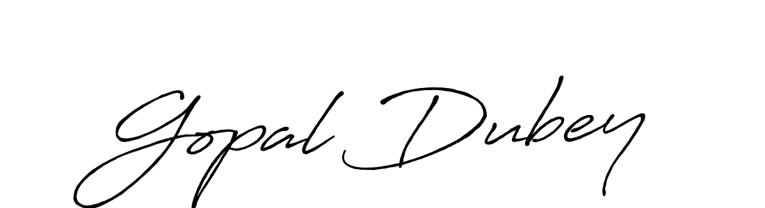 How to make Gopal Dubey signature? Antro_Vectra_Bolder is a professional autograph style. Create handwritten signature for Gopal Dubey name. Gopal Dubey signature style 7 images and pictures png