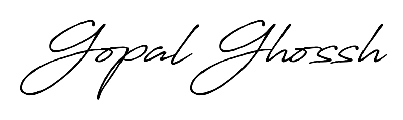 Make a beautiful signature design for name Gopal Ghossh. With this signature (Antro_Vectra_Bolder) style, you can create a handwritten signature for free. Gopal Ghossh signature style 7 images and pictures png
