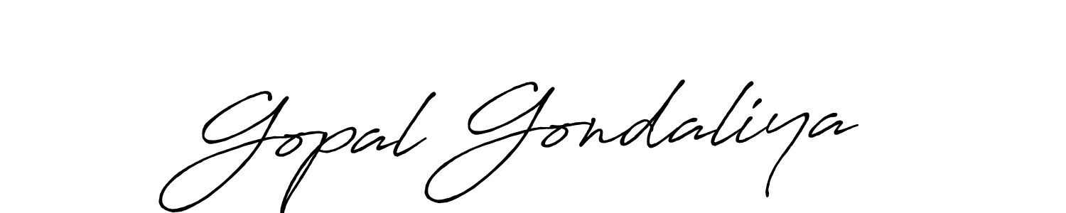 Antro_Vectra_Bolder is a professional signature style that is perfect for those who want to add a touch of class to their signature. It is also a great choice for those who want to make their signature more unique. Get Gopal Gondaliya name to fancy signature for free. Gopal Gondaliya signature style 7 images and pictures png