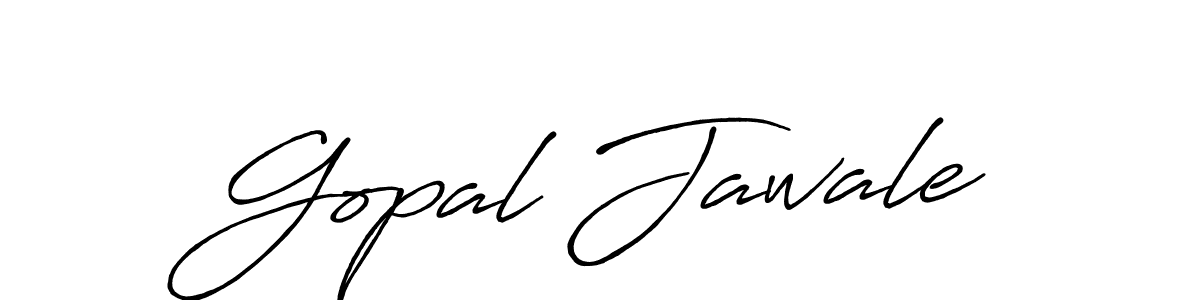 Design your own signature with our free online signature maker. With this signature software, you can create a handwritten (Antro_Vectra_Bolder) signature for name Gopal Jawale. Gopal Jawale signature style 7 images and pictures png