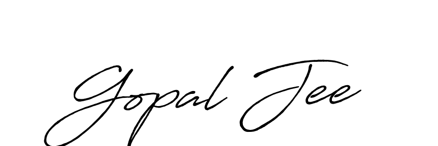 It looks lik you need a new signature style for name Gopal Jee. Design unique handwritten (Antro_Vectra_Bolder) signature with our free signature maker in just a few clicks. Gopal Jee signature style 7 images and pictures png