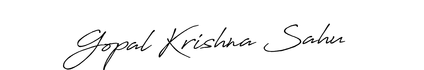 Make a short Gopal Krishna Sahu signature style. Manage your documents anywhere anytime using Antro_Vectra_Bolder. Create and add eSignatures, submit forms, share and send files easily. Gopal Krishna Sahu signature style 7 images and pictures png