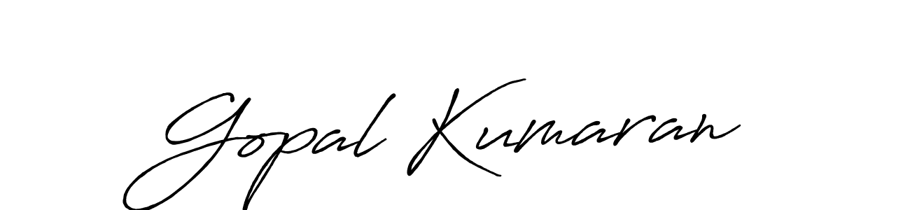 Also You can easily find your signature by using the search form. We will create Gopal Kumaran name handwritten signature images for you free of cost using Antro_Vectra_Bolder sign style. Gopal Kumaran signature style 7 images and pictures png