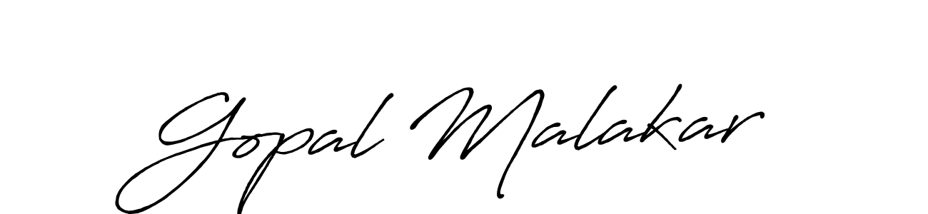 Use a signature maker to create a handwritten signature online. With this signature software, you can design (Antro_Vectra_Bolder) your own signature for name Gopal Malakar. Gopal Malakar signature style 7 images and pictures png