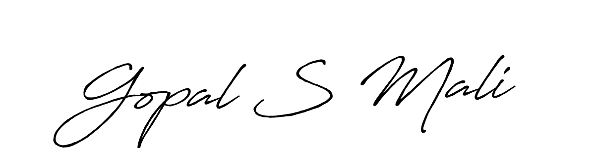 Here are the top 10 professional signature styles for the name Gopal S Mali. These are the best autograph styles you can use for your name. Gopal S Mali signature style 7 images and pictures png