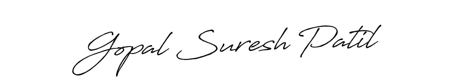 if you are searching for the best signature style for your name Gopal Suresh Patil. so please give up your signature search. here we have designed multiple signature styles  using Antro_Vectra_Bolder. Gopal Suresh Patil signature style 7 images and pictures png