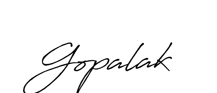 Use a signature maker to create a handwritten signature online. With this signature software, you can design (Antro_Vectra_Bolder) your own signature for name Gopalak. Gopalak signature style 7 images and pictures png