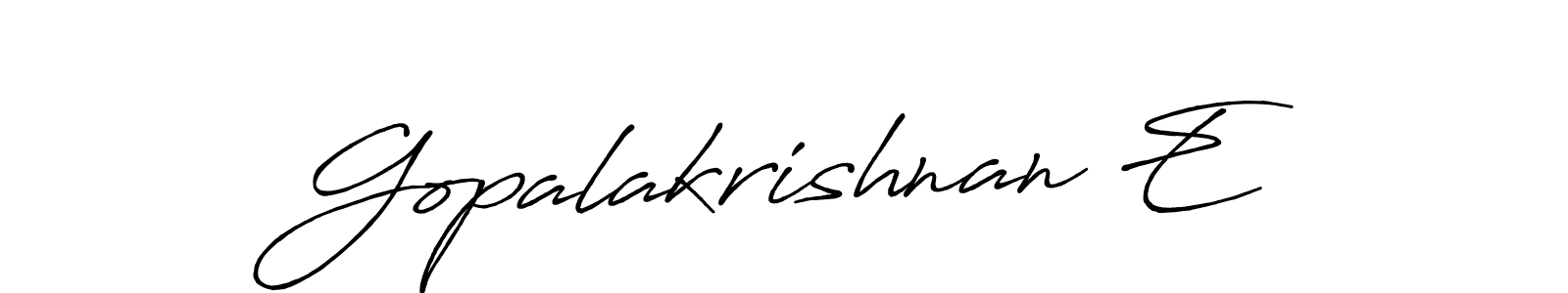 Best and Professional Signature Style for Gopalakrishnan E. Antro_Vectra_Bolder Best Signature Style Collection. Gopalakrishnan E signature style 7 images and pictures png