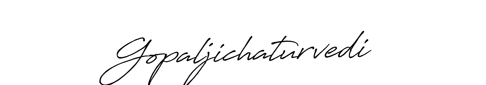 It looks lik you need a new signature style for name Gopaljichaturvedi. Design unique handwritten (Antro_Vectra_Bolder) signature with our free signature maker in just a few clicks. Gopaljichaturvedi signature style 7 images and pictures png