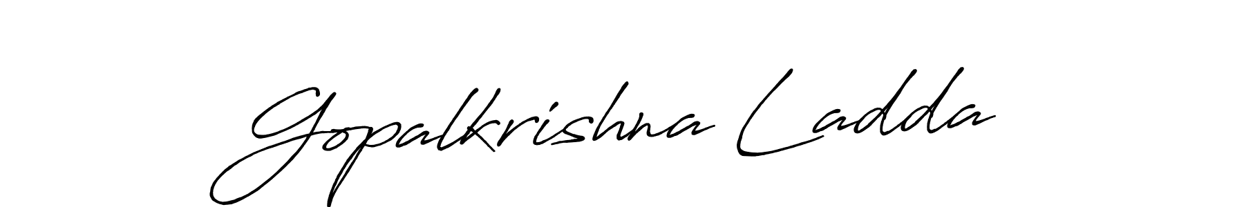 How to make Gopalkrishna Ladda signature? Antro_Vectra_Bolder is a professional autograph style. Create handwritten signature for Gopalkrishna Ladda name. Gopalkrishna Ladda signature style 7 images and pictures png