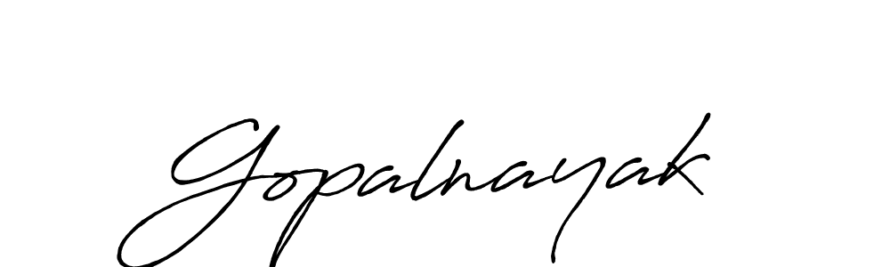 Design your own signature with our free online signature maker. With this signature software, you can create a handwritten (Antro_Vectra_Bolder) signature for name Gopalnayak. Gopalnayak signature style 7 images and pictures png