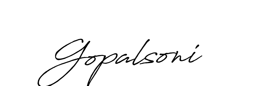 Once you've used our free online signature maker to create your best signature Antro_Vectra_Bolder style, it's time to enjoy all of the benefits that Gopalsoni name signing documents. Gopalsoni signature style 7 images and pictures png