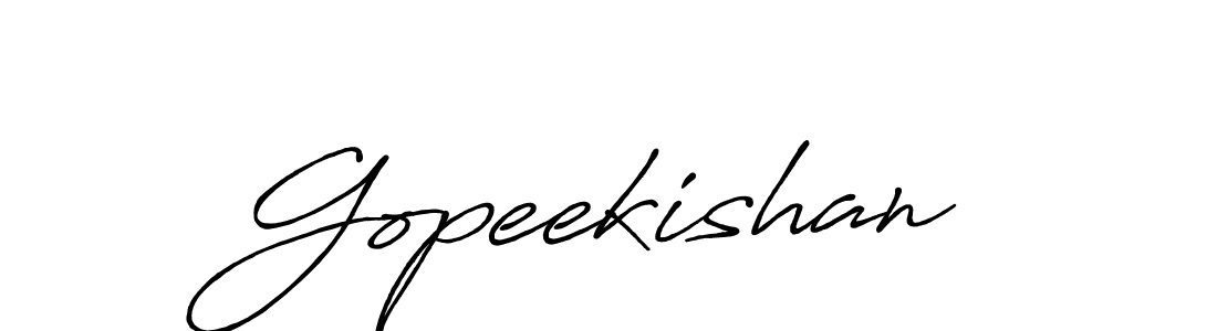 You should practise on your own different ways (Antro_Vectra_Bolder) to write your name (Gopeekishan) in signature. don't let someone else do it for you. Gopeekishan signature style 7 images and pictures png