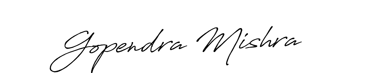 Similarly Antro_Vectra_Bolder is the best handwritten signature design. Signature creator online .You can use it as an online autograph creator for name Gopendra Mishra. Gopendra Mishra signature style 7 images and pictures png